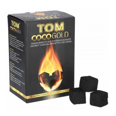 Carbón tom cococha gold en formato de 1Kg perfecto para una buena experiencia de fumada.