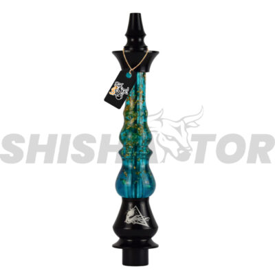 La cachimba nayb 2.0 up down azul turquesa y oro es una shisha que nos aporta un rendimiento perfecto y dispone de los mejores materiales.