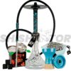 Estas buscando un pack cachimba de calidad estatura alta y completísimo? El pack cachimba dmnt korvus blue con base tallada es una muy buena opción. Incluye todo lo necesario para utilizar tu nueva cachimba, ademas de cazoletas de alta temperatura y gestor a juego. También disponible este gran pack en otros colores.