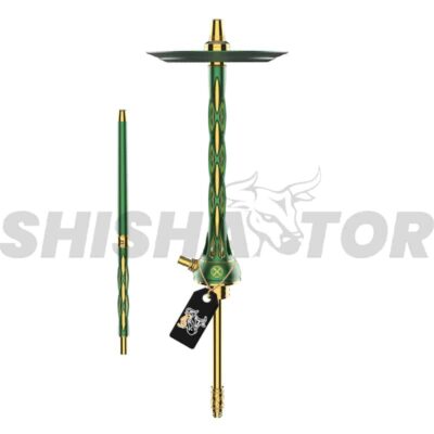 La cachimba Blade hookah one m green-gold es una cachimba que nos ofrece un rendimiento perfecto y dispone de materiales de alta calidad.