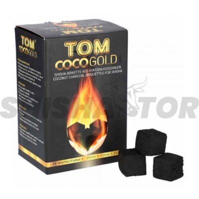 El carbón cachimba Tom Coco Gold pionero en el sector cachimbero y uno de los carbones mas vendidos en todo el mundo.