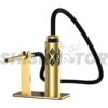 Disfruta de una buena shisha con la cachimba electrónica gold en cualquier parte sin necesidad de hacerte una cazoleta ni poner carbones.