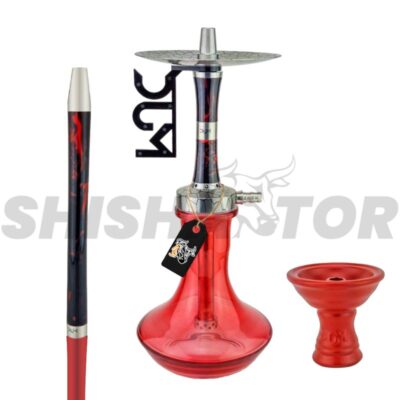 La DUM KAZAN SILVER RED es una cachimba exclusiva de alta calidad. Ofrece una fumada perfecta con fácil mantenimiento. Cuenta con un mástil de resina y acero inoxidable V2A.