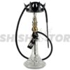 CACHIMBA NAYB HOOKAH 24K BLACK BRANCH CACHIMBA NAYB HOOKAH 24K BLACK BRANCH completa destaca dentro del mundo de la shisha gracias a su gran éxito de ventas. Esta shisha se compone de materiales de primera calidad que hacen de ella una shisha única y exclusiva. El mástil está cubierto por un embellecedor de resina de alta calidad tratada y pintada con gránulos de minerales. El estilo de purga es único en esta marca brasileña, en forma de cascada desde la parte superior del mástil, a través de agujeros que se encuentran bajo el plato de corona. Este modelo tiene un cierre de presión gracias a su junta de goma hermética. Trae también su conector brasileño con su goma incluida QUE MATERIALES USA? La cachimba está fabricada en acero inoxidable v2a completa, desde el tubo de inmersión, cámara, plato y conector de cazoleta. Y su mástil esta recubierto por un embellecedor de resina Este modelo de cachimba se limpia de manera cómoda y sencilla sin tener que preocuparnos por la cal o el óxido. Debemos limpiar el producto siempre después de cada uso para así mantenerlo en las mejores condiciones. COMO RINDE? CACHIMBA NAYB HOOKAH 24K BLACK BRANCH tiene unas dimensiones grandes y un diseño único de la marca. La mezcla de nayb y una buena cazoleta como puede ser cualquiera de nuestra gama de shishatorbowls hacen que la cachimba aporte un gran rendimiento a la hora de utilizarla. ESTA CACHIMBA INCLUYE: MÁSTIL DE RESINA BASE DE VIDRIO TALLADA EXCLUSIVA TUBO DE INMERSIÓN CONECTOR BRASILEÑO DE SILICONA MANGUERA BRASILEÑA BOQUILLA PLATO DE CORONA PRO TODAS SUS GOMAS INCLUSIDAS ENVÍO: ¡Envío Express 24 horas! MEDIDAS: Altura: 55 cm aprox Si quieres conocer todas nuestras ofertas y novedades que anunciamos constantemente, síguenos en nuestra cuenta de Instagram.